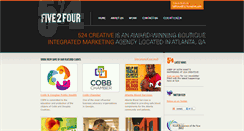 Desktop Screenshot of 524creative.com